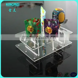 Shenzhen Factory Supply High Transparent Desktop Acrylic Lollipop Display,lollipop Stand,plexiglass Display Rack thumbnail-1