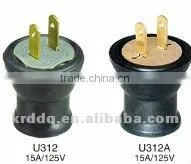 Waterproof Type Wall 2 Pin Power Plug Hot Sale thumbnail-1