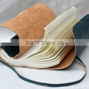 Handmade Vintage Crush Rolled Leather Diary thumbnail-2