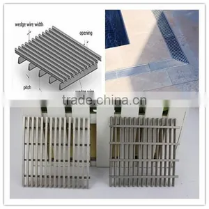 Stainless Steel Floor Drain Grate Pool Drain/patio Areas/airport Drain System/railway Drainage thumbnail-1