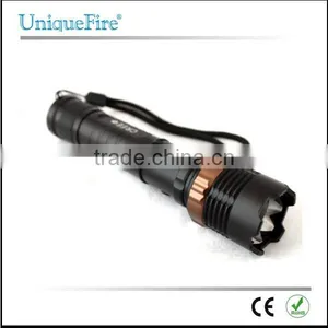 Uniquefire Rechargeable Adjustable Focus Flat 3.7v 300 Lumen Led Torch thumbnail-1