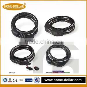 Silicone Material Eco-friendly Combination 5-digit Password Steering Lock Motorcycle thumbnail-1