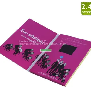Mini USB 2.4'' Inch Lcd Video Business Brochure With 128M Memory Sensor Switch thumbnail-5