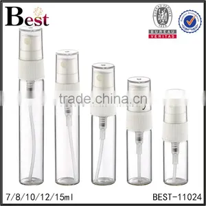 10ml 12ml 15ml Perfume Spray Bottle Clear Empty Perfume Spray Bottle White Pump Perfume Bottle Glass Spray thumbnail-4