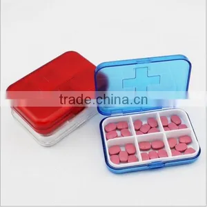 Custom 6 Compartment Plastic Pill Box,custom Practical Plastic Pill Box for Health,custom Made Plastic Pill Box Supllier thumbnail-1