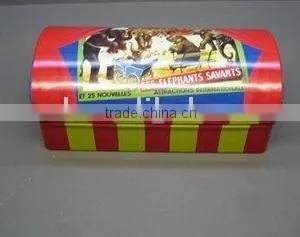 Vaulted Tin Box With Dome Lid thumbnail-1