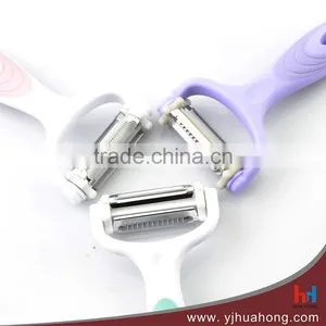 New Design Popular 3 in 1 Rotary Peeler,stainless Steel 3 Blades Vegetable Peeler (HPL-65) thumbnail-2