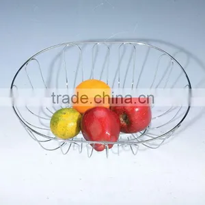 57-6A Plating Fruit Basket With Metal Wire thumbnail-1