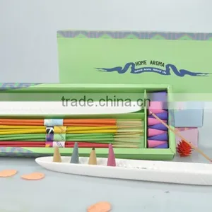 Color Incense Sticks/2015 HK Home Product Fair Incense Gift/india Cone Incense/scented Incense Gift Set/color Incense Sticks thumbnail-1