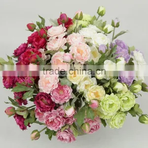 Fake Artificial Wholesale Decoration Mini Ranunculus Flowers thumbnail-1