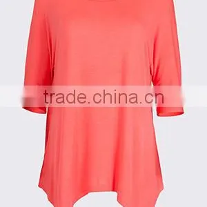 Ladies Fashion Organic Cotton Dress Wholesale Fancy t Shirt Beach Wear Fancy Crocheting Vest Ladies Fashion Evening Wear thumbnail-1