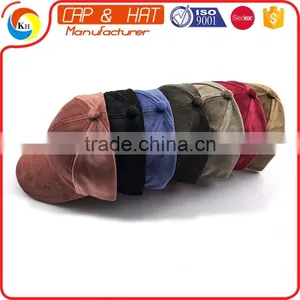 Blank Suede Baseball Cap With Your Own Deisgn thumbnail-1