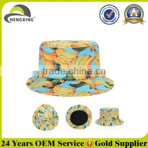 Custom Italy Print Pattern Short Brim Bucket Hat thumbnail-1