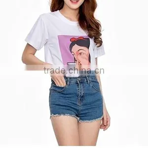 Customize Printing of Women's t- Shirt, Printing t Shirt thumbnail-2