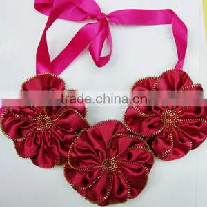 Flower Necklace,Flower Jewelry,Fashion Necklace thumbnail-1
