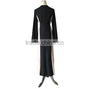 Muslim Cardigan Dubai Abaya 2017 Turkish Coat Women Caftan Kaftan Malaysia Front Open Abaya Wholesale thumbnail-4