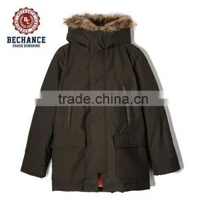 Cotton Wholesale Parka Jacket With Fur thumbnail-1