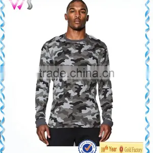 2016 Men Fashion Camo Sport Clothing Crewneck Sweatshirt for Wholesale thumbnail-1