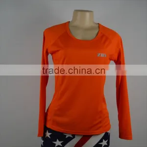 Women Dry Fit Sports t Shirt thumbnail-1
