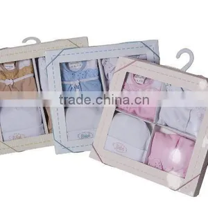 Baby 4pcs Gift Box/baby Garments/baby Clothes thumbnail-1