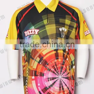 Popular New Fashion Custom Design Darts Polo Shirt / Dart Jersey / Dart Cloth thumbnail-4