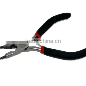 High Quality Stainless Steel Round Nose Black Grips Jewelry Making Plier thumbnail-1