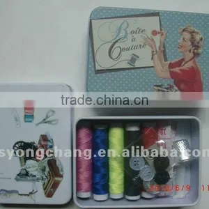 Tin Sewing Box thumbnail-1