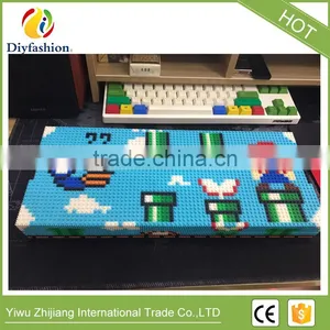 Mario Mechanical Keyboard Mini Building Blocks Box Handmade Blocks for Kids thumbnail-4
