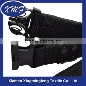 OEM Ajustable Military Police Tactical Belt Cotton Fabric Braided Belts thumbnail-3