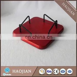Wooden and Wire Coaster Rack Boat Wood Rack With Iron Wire thumbnail-1