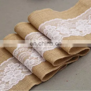 Wholesale Beautiful Wedding Banquet Burlap Chair Sash thumbnail-4