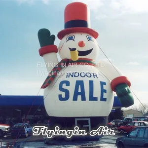 Giant Advertising Inflatable Christmas Snowman for Outdoor Show thumbnail-1