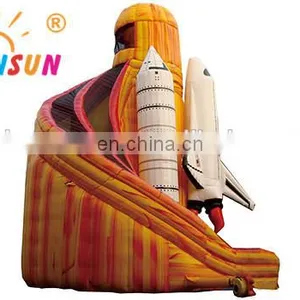 Fabulous Inflatable Rocket Site Dry Slide 2012 thumbnail-1
