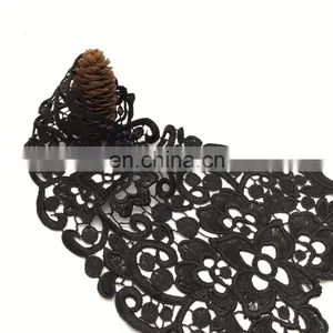 OLN14770 Elegant Black Neck Lace Hand Embroidery Designs for Girls Dress thumbnail-5