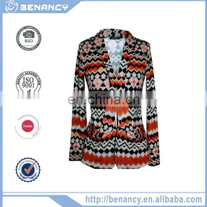 New Design Striped Necktie Fashion Lady One Piece Design Hot Sale Women Casual Party Blouse Cardigan thumbnail-1