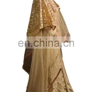 2017 Occasion Wedding Wear Cape Dress Anarkali Suits / 2017 Cape Jacket Anarkali Dress Material (anarkali Dresses) thumbnail-5