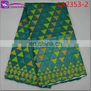 High Quality African Big Heavy Lace Fabrics LA2353 thumbnail-3