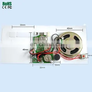 10 to 60 Seconds Chip Recordable Sound Module for Greeting Cards thumbnail-2