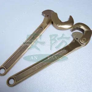 NON SPARKING ALUMINUM BRONZE UNIVERSAL WRENCH 5-20mm thumbnail-1