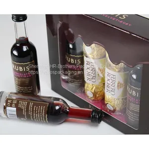 Wholesale Hot Sale Custom Square Luxury Black Paperboard Paper Wine Box thumbnail-2