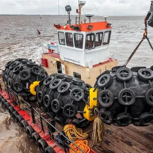 D2.5L4.0m Yokohama Type Boat Floating Pneumatic Fender thumbnail-1
