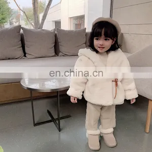 3352/Newest Winter Warm Cony Hair Thicken Jacket With Fleece High Quality Wholesale Kids Coats thumbnail-4