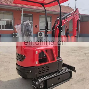 Stock Supply 1 Ton Mini Excavator for Farm Use thumbnail-3