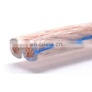 High Quality Ul2468 8 Awg 12Awg 14Awg Speaker Cable Pure Copper 2 Cores Flat Black And Red Speaker Wire Electrical Wire thumbnail-3