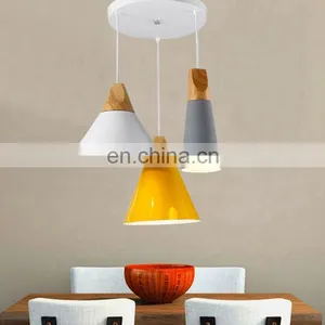 Hot Sale Zhongshan Lighting Factory Slope Pendant Lamps & Wooden Chandeliers Pendant Lights thumbnail-4