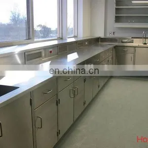 Ho Pui All Steel Benches Lab Side Table Central Tables Special for Chemistry Lab Used thumbnail-2