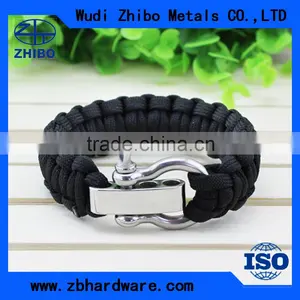 High Quality Paracord Survival Bracelet With Adjustable Clasp Wholesale Paracord Bracelet Quality Choice thumbnail-3