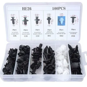 Toyota Honda Round Head Plastic Snap Push Rivet Drive Fastener Kit thumbnail-2