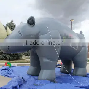Newly Lovely Inflatable Rhino for Promotion in Sell thumbnail-1