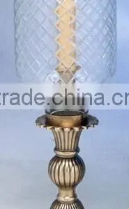 Metal Hurricane Lamp Candle Holder thumbnail-1